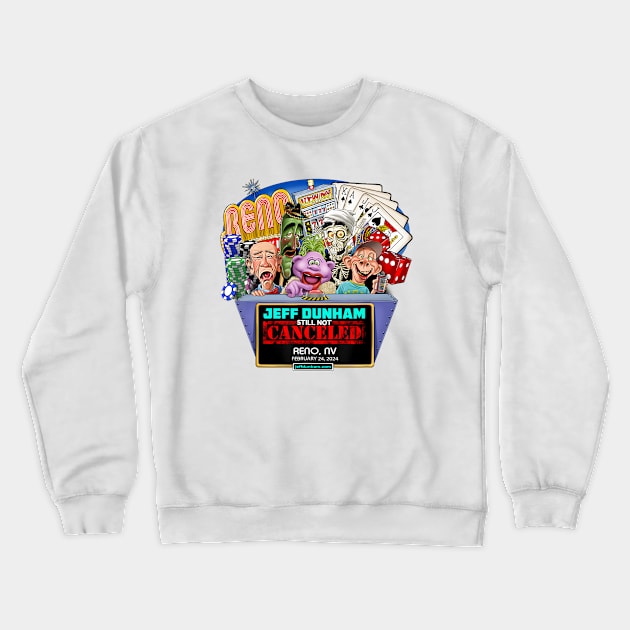 Reno NV I Love It Crewneck Sweatshirt by Mfox Canvas